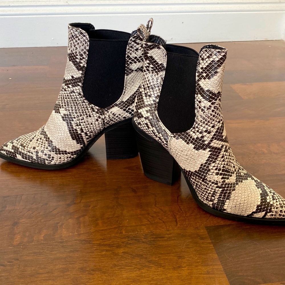 Bamboo Chunky Heel Bootie